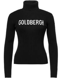 Goldbergh - Logo-Intarsia Roll-Neck Sweater - Lyst