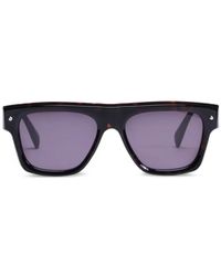 Viktor & Rolf - Sonnenbrille Mit Eckigem Gestell - Lyst