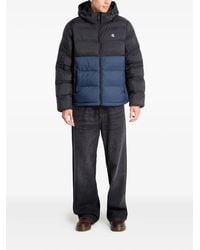 Calvin Klein - Donsjack Met Colourblocking En Capuchon - Lyst