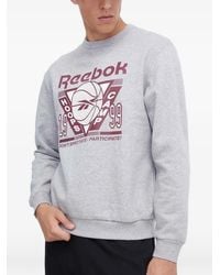 Reebok - Sudadera Con Estampado Gráfico - Lyst