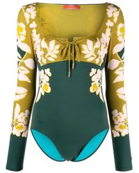La DoubleJ - Sunset Printed Swimsuit - Lyst