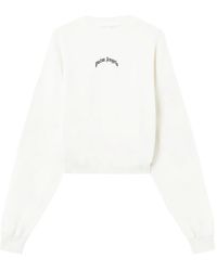 Palm Angels - Logo-Print Sweatshirt - Lyst