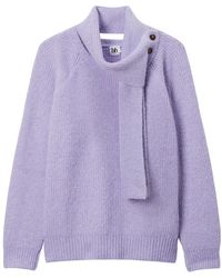 B+ AB - Button Roll-Neck Sweater - Lyst