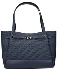 Michael Kors - Große Reed Schultertasche Mit Monogrammmuster - Lyst