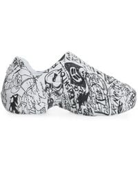 Dolce & Gabbana - Daymaster Graffiti-Print Sneakers - Lyst