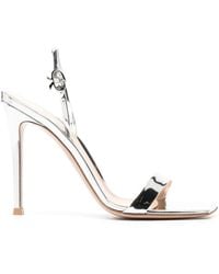 Gianvito Rossi - Ribbon 105Mm Stiletto Sandals - Lyst