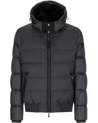 Moorer - Wright-Shl Hooded Quilted Jacket - Lyst