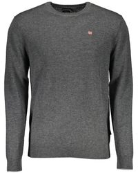 Napapijri - Logo-Detail Crew-Neck Sweater - Lyst