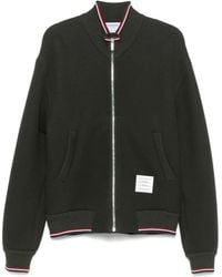 Thom Browne - Rwb-Stripe Knitted Jacket - Lyst
