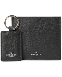 Hackett - Portefeuille Bifold Porte-Clés Texturé - Lyst