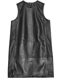 Remain - Sleeveless Leather Mini Dress - Lyst