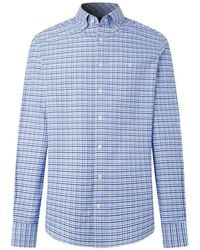 Hackett - Camicia A Quadretti - Lyst