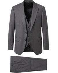 BOSS - Peak-Lapels Three-Piece Suit - Lyst