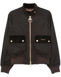 Barbour - Chaqueta Con Ribete De Pana Y Detalle De Bolsillo - Lyst