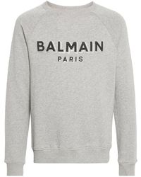 Balmain - フロックロゴ スウェットシャツ - Lyst