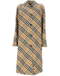 Burberry - Vintage Karotten Leinenmantel - Lyst