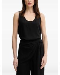 SIMONA CORSELLINI - Scoop-Neck Top - Lyst