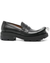 Charles Jeffrey - Leren Loafers Met Klauwdetail - Lyst