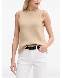 Mos Mosh - Mmaubin Sl Rolled-Trim Sleeveless Top - Lyst