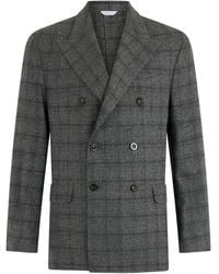 Boglioli - Blazer a cuadros con doble botonadura - Lyst