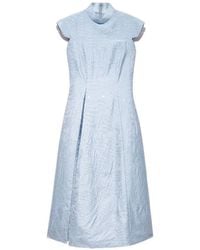 Shanghai Tang - Sequin Geometric Dress - Lyst