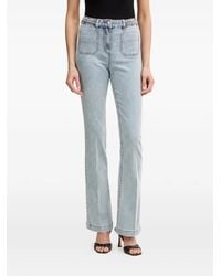 Morgan - Braided-Detail Jeans - Lyst