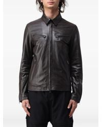 XC - Zip-Up Leather Jacket - Lyst