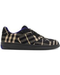 Burberry - Terrace Check Canvas Sneaker - Lyst