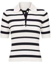 Max Mara - Polo A Rayas De Manga Corta - Lyst