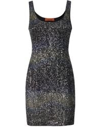 Missoni - Sequin-Embellished Zig-Zag Mini Dress - Lyst