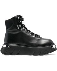 Love Moschino - Lace-Up Ankle Boots - Lyst