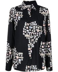 Amir Slama - Graphic-Print Long-Sleeve Shirt - Lyst