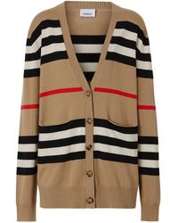 Burberry Striped Cardigan - Multicolour