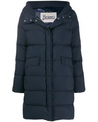 Herno - Abrigo Acolchado Con Capucha - Lyst