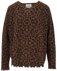 Kujten - Melah Trui Met Luipaard-Print - Lyst