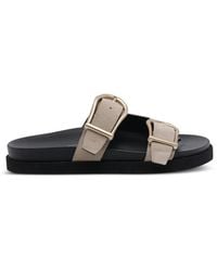 Ángel Alarcón - Buckle-Fastening Suede Sandals - Lyst
