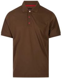 Kiton - Polo En Coton À Manches Courtes - Lyst