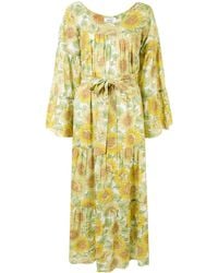Bambah - Sunflower Print Kaftan Dress - Lyst