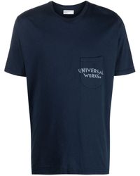 Universal Works - T-Shirt mit grafischem Print - Lyst