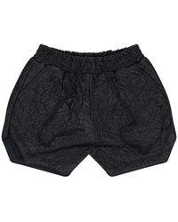 Who Decides War - Crinkled-Effect Shorts - Lyst