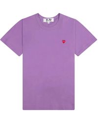 COMME DES GARÇONS PLAY - Small Heart Short-sleeve T-shirt - Lyst
