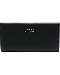 Tommy Hilfiger - Portemonnaie Mit Logo-Schild - Lyst