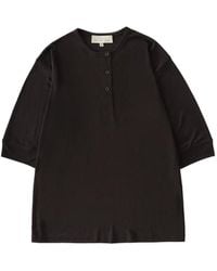 Studio Nicholson - Haut Lorem À Col Oversize - Lyst