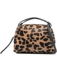Gianni Chiarini - Alifa Tote Bag Mit Leoparden-Print - Lyst