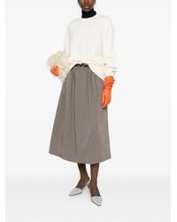 Carven - Long-Sleeve Crew Neck Sweater - Lyst