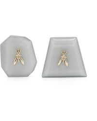 Patrizia Pepe - Fly-Motif Clip-On Earrings - Lyst