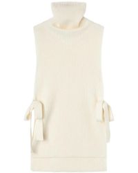 RETORI - Rib-Knit Side-Tie Vest - Lyst