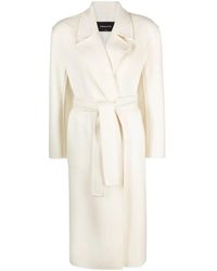 Fabiana Filippi - Belted-Waist Trench Coat - Lyst
