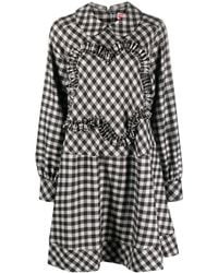 KENZO - Midikleid Mit Vichy-Karo - Lyst