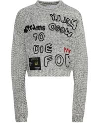 PALY - To Die For Slogan-Embroidered Sweater - Lyst